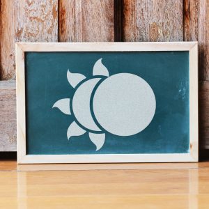 Sun and Moon Stencil - Art and Wall Stencil - Image 4