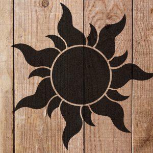 Sun Stencil - Art and Wall Stencil - Image 3
