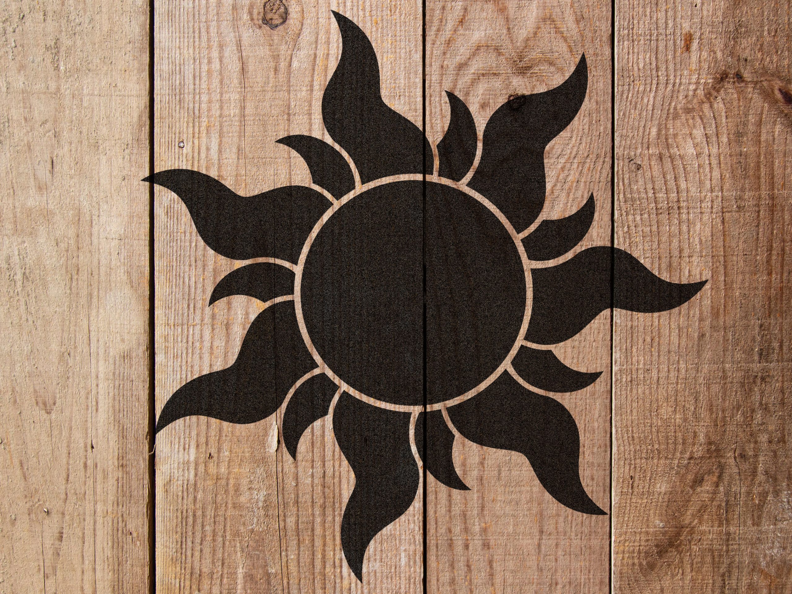 Sun Stencil Art and Wall Stencil Stencil Giant