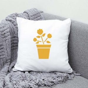 Flower Pot Stencil - Art and Wall Stencil - Image 2