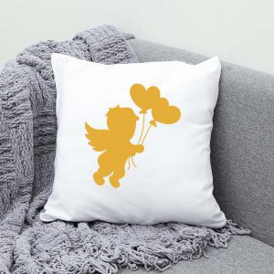 Cupid with Balloons Stencil - Art and Wall Stencil - Image 3