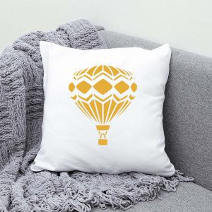 Hot Air Balloon Stencil - Art and Wall Stencil - Image 3