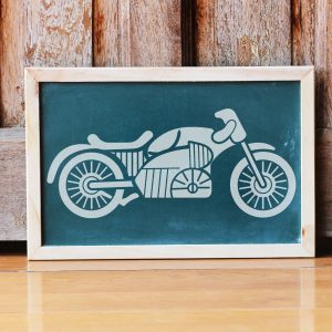 Motorcycle Stencil - Art and Wall Stencil - Image 3