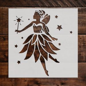 Plastic Fairy Tale Princess Stencils Art Stencils for Kids Fantasy Drawing  Pack of 6 