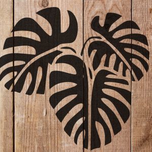 Tropical Leaves Stencil - Art and Wall Stencil - Image 4