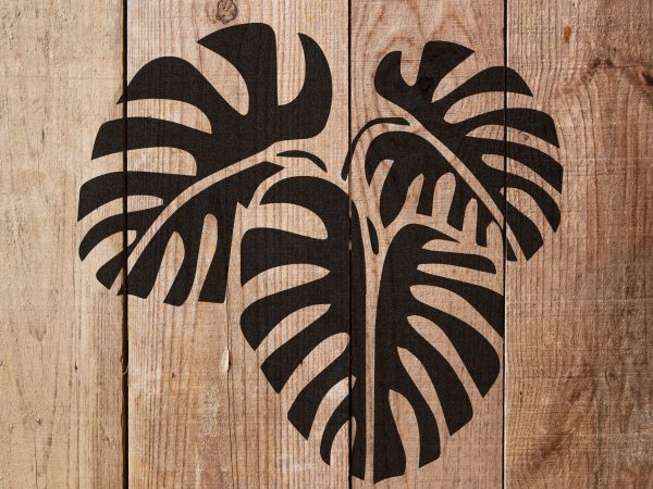 Tropical Leaf Stencil - Art and Wall Stencil - Stencil Giant