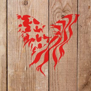 An Eagle with the American Flag Stencil - Art and Wall Stencil - Image 4
