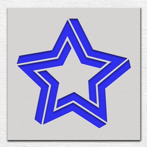 Star Stencil - Art and Wall Stencil - Image 4