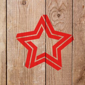 Star Stencil - Art and Wall Stencil - Image 5