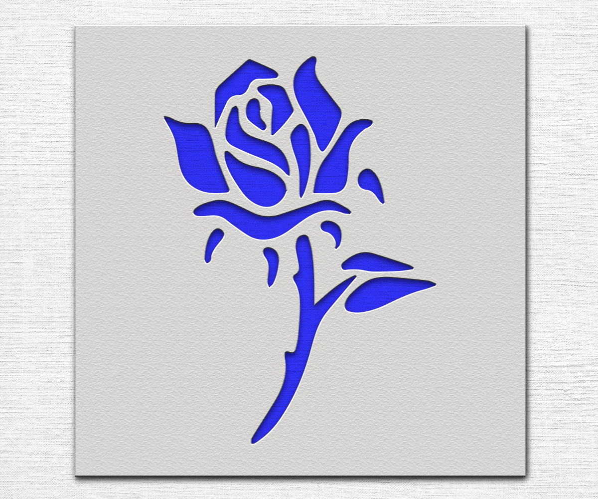 Rose Stencil Art and Wall Stencil Stencil Giant