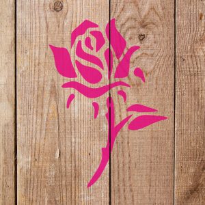 Rose Stencil - Art and Wall Stencil - Image 4