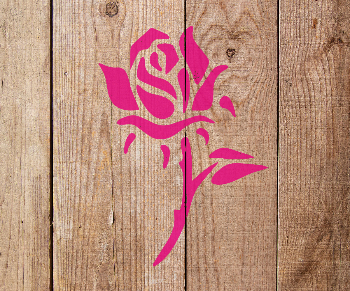 Rose Stencil Art and Wall Stencil Stencil Giant
