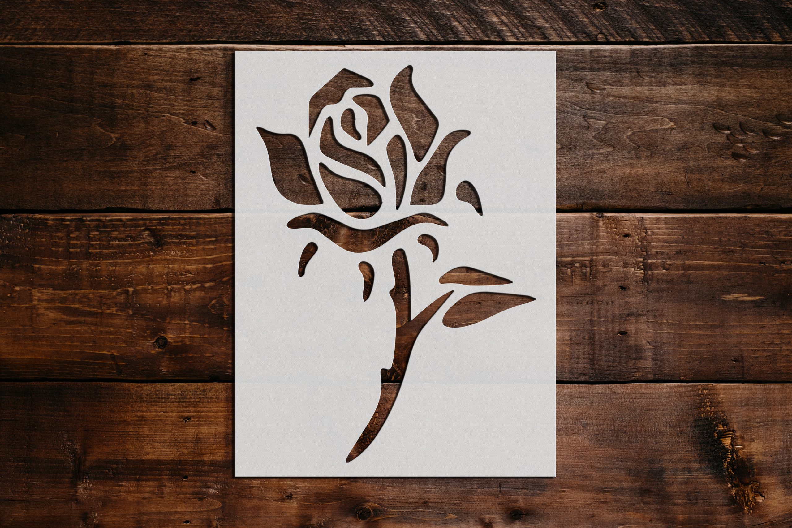 Rose Stencil - Art and Wall Stencil - Stencil Giant