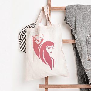 Woman and Cougar Stencil - Art and Wall Stencil - Image 5