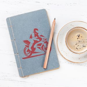 Motorcycle and Rider Stencil - Art and Wall Stencil - Image 5