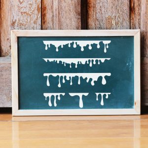 Paint Drip Stencil - Art and Wall Stencil - Image 4