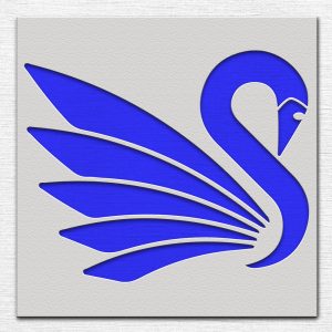 Swan Stencil - Art and Wall Stencil - Image 3