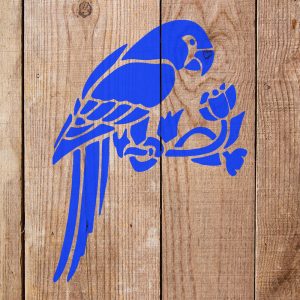Parrot Stencil - Art and Wall Stencil - Image 4