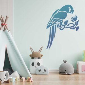 Parrot Stencil - Art and Wall Stencil - Image 5