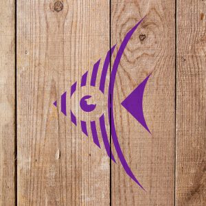 Angel Fish Stencil - Art and Wall Stencil - Image 4