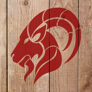 Rams Head Stencil - Art and Wall Stencil - Image 4