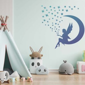 Moon Fairy Stencil - Art and Wall Stencil - Image 5