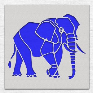 Elephant Stencil - Art and Wall Stencil - Image 3