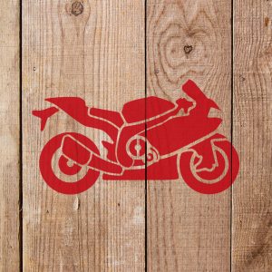 Motorcycle Stencil - Art and Wall Stencil - Image 3