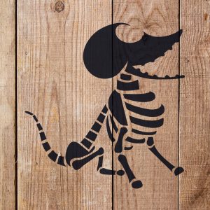 Dog Skeleton Stencil - Art and Wall Stencil - Image 4