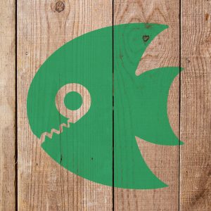 Fish Stencil - Art and Wall Stencil - Image 4