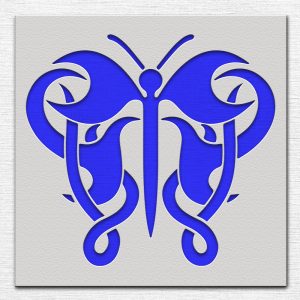 Butterfly Stencil - Art and Wall Stencil - Image 3