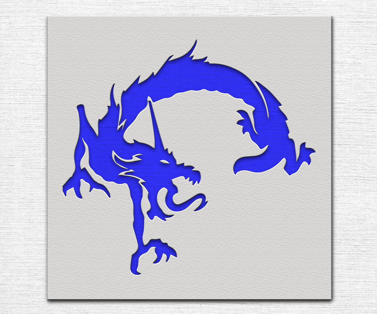 Dragon Stencil Art and Wall Stencil Stencil Giant