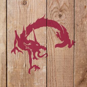 Dragon Stencil - Art and Wall Stencil - Image 4