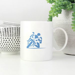 Motorcycle and Rider Stencil - Art and Wall Stencil - Image 5