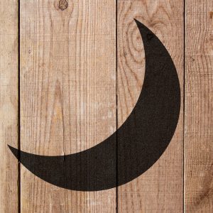 Crescent Moon Stencil - Art and Wall Stencil - Image 5