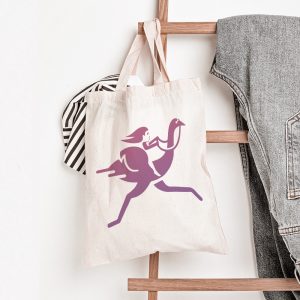 Riding an Ostrich Stencil - Art and Wall Stencil - Image 5