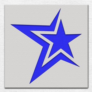 Star Stencil - Art and Wall Stencil - Image 3