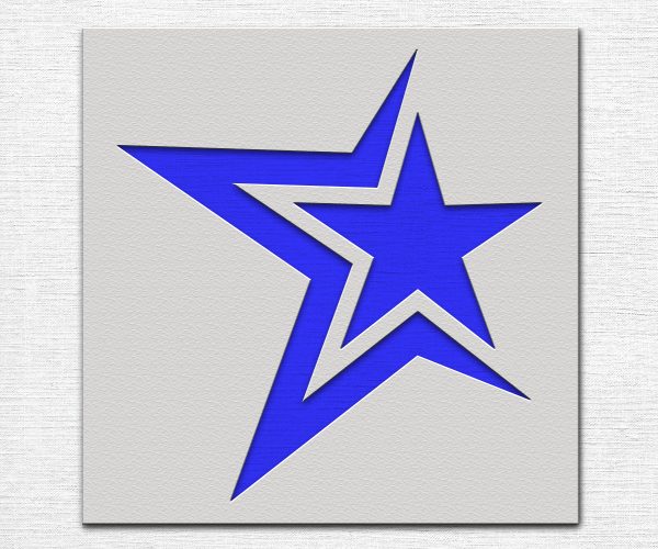 Dallas Cowboy Star - Stencil 10 mil - Reusable Patterns |