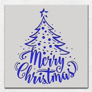 Christmas Tree Stencil - Art and Wall Stencil - Image 3
