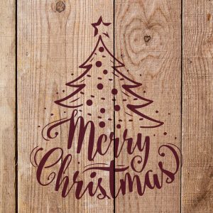 Christmas Tree Stencil - Art and Wall Stencil - Image 4