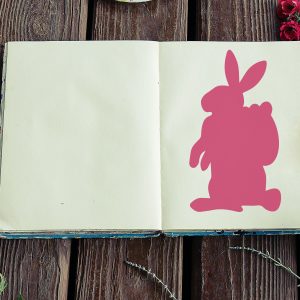 Easter Bunny Stencil - Art and Wall Stencil - Image 4
