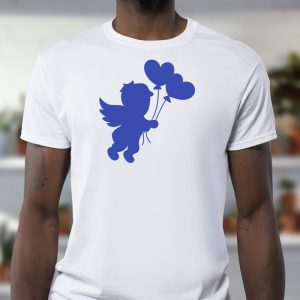 Cupid with Balloons Stencil - Art and Wall Stencil - Image 4