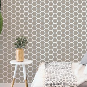 Honeycomb, Geometric Stencil - Art and Wall Stencil - Image 3
