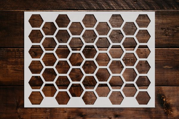 Honeycomb, Geometric Stencil - Art and Wall Stencil - Stencil Giant