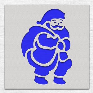 Santa Stencil - Art and Wall Stencil - Image 3