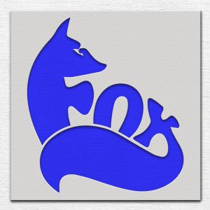 Fox Stencil - Art and Wall Stencil - Image 3