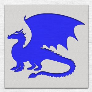 Dragon Stencil - Art and Wall Stencil - Image 3