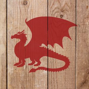 Dragon Stencil - Art and Wall Stencil - Image 4