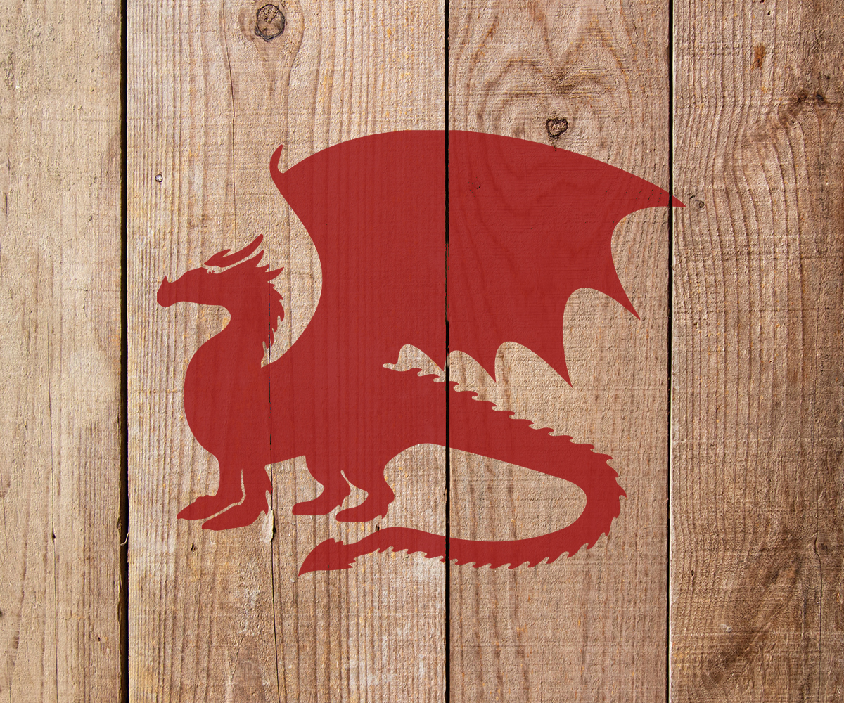 Dragon Stencil Art and Wall Stencil Stencil Giant