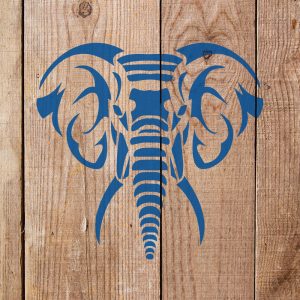 Elephant Stencil - Art and Wall Stencil - Image 4